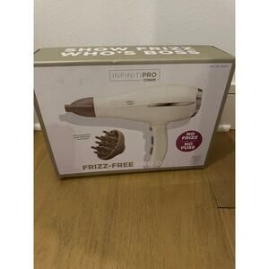 Conair Infiniti Pro Frizz White Hair Dryer Concentrator & Diffuser Included